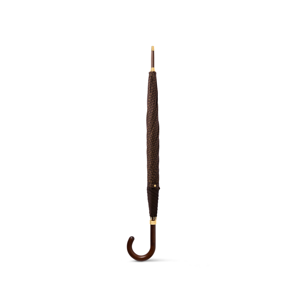 LOUIS VUITTON パラプルュイ ジブレ ポリエステル ウッド ブラウン Louis Vuitton Umbrella S00 - Sport and Games GI1703 | LOUIS VUITTON